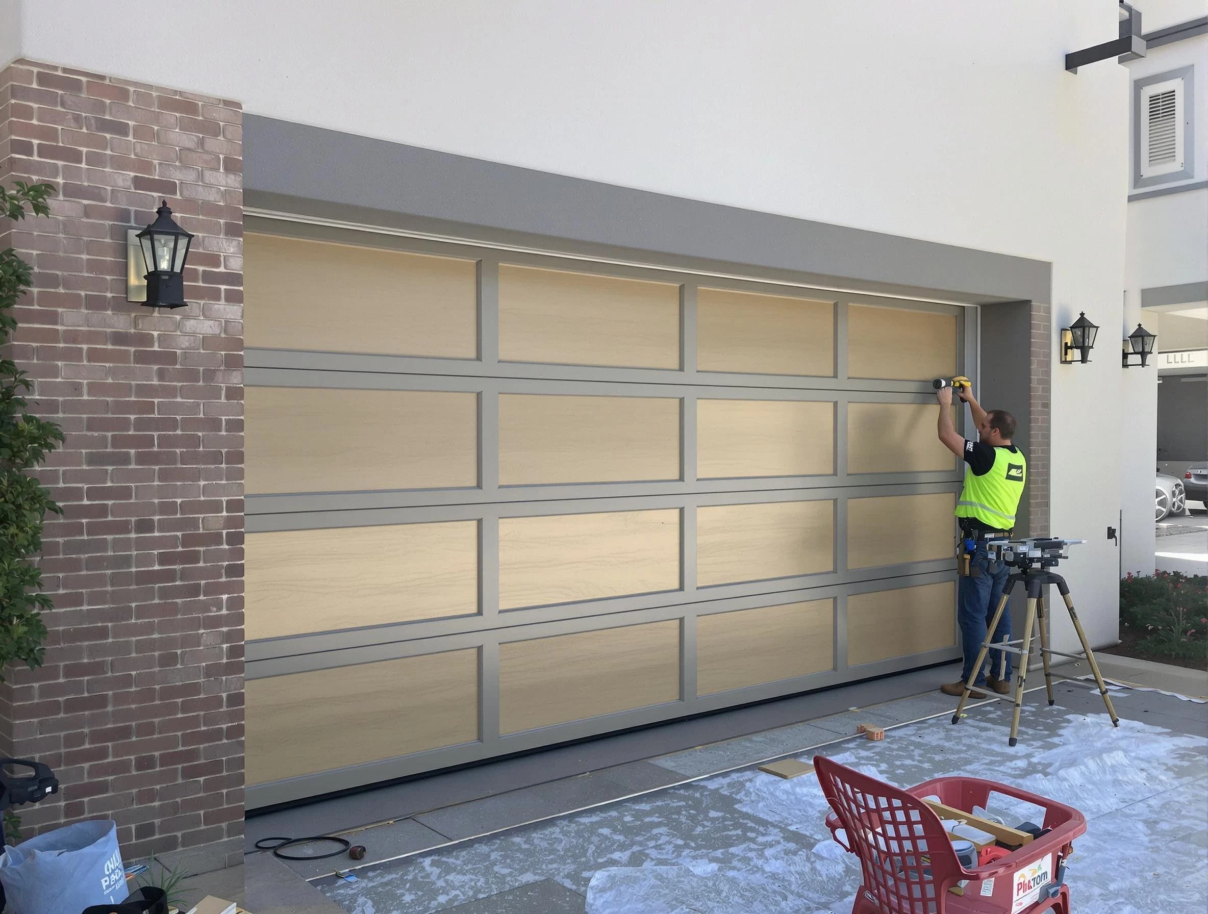 Garage door replacement service by Mesa Garage Door Repair in Mesa