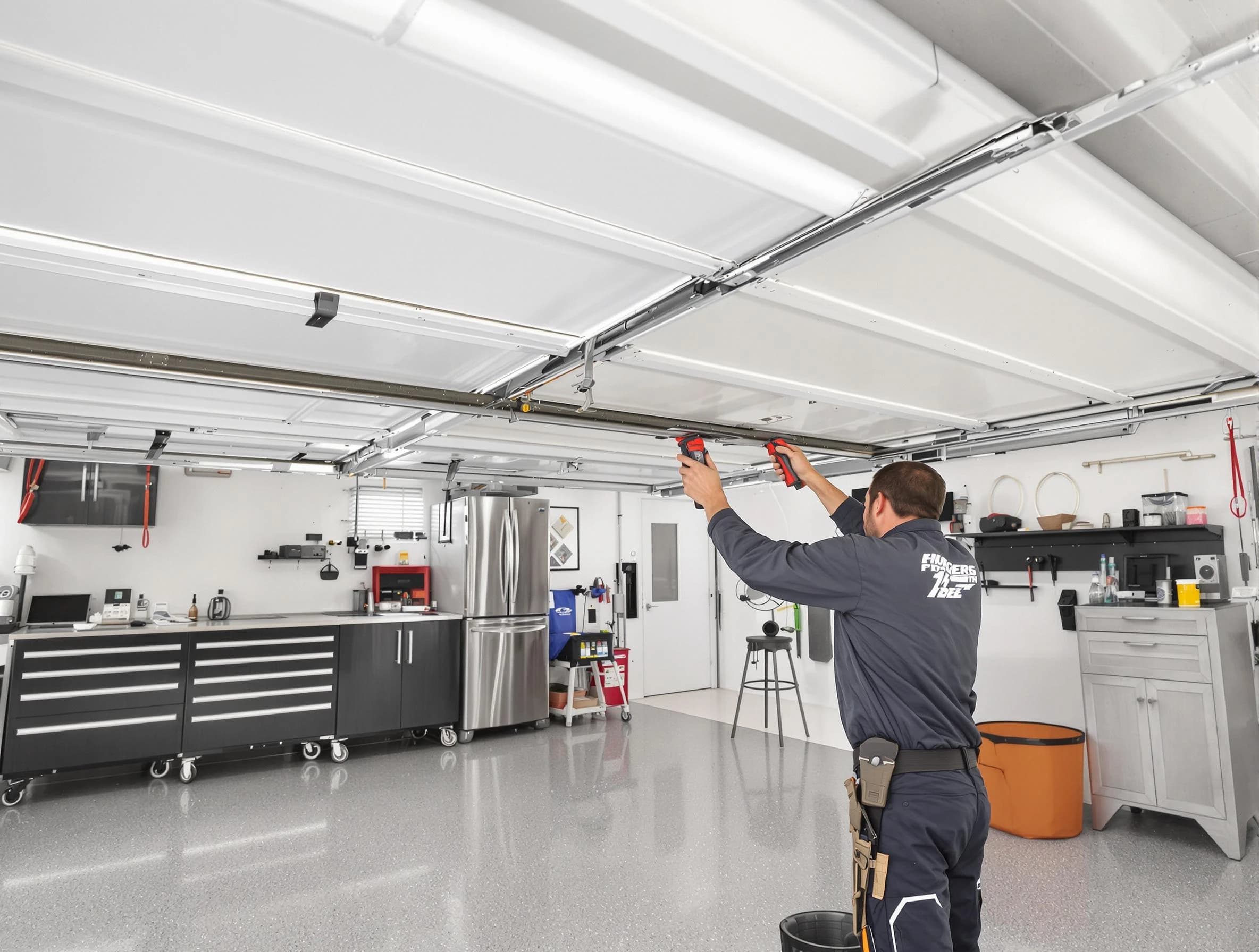 Overhead garage door repair service by Mesa Garage Door Repair in Mesa