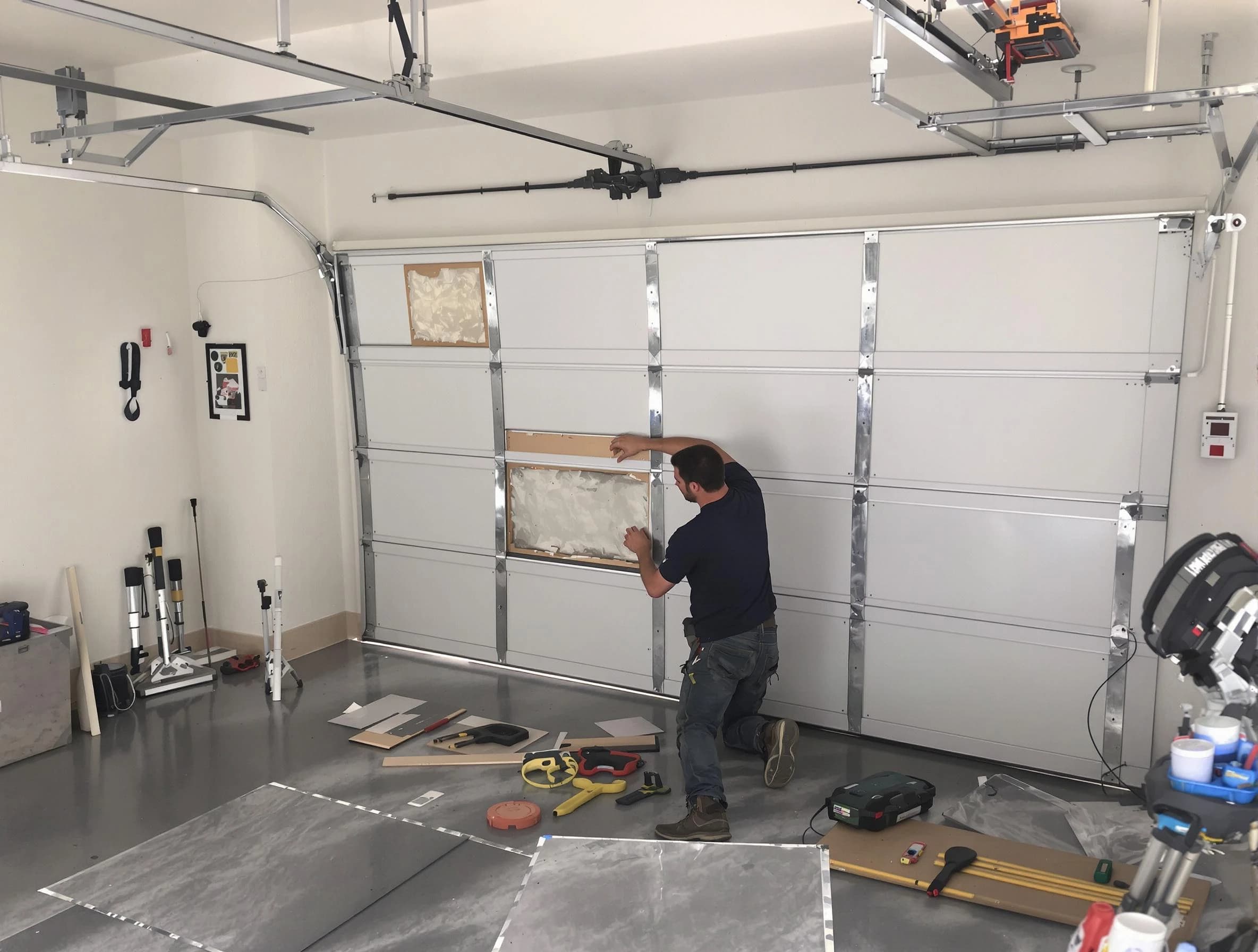 Garage Door Panel Repair in Mesa