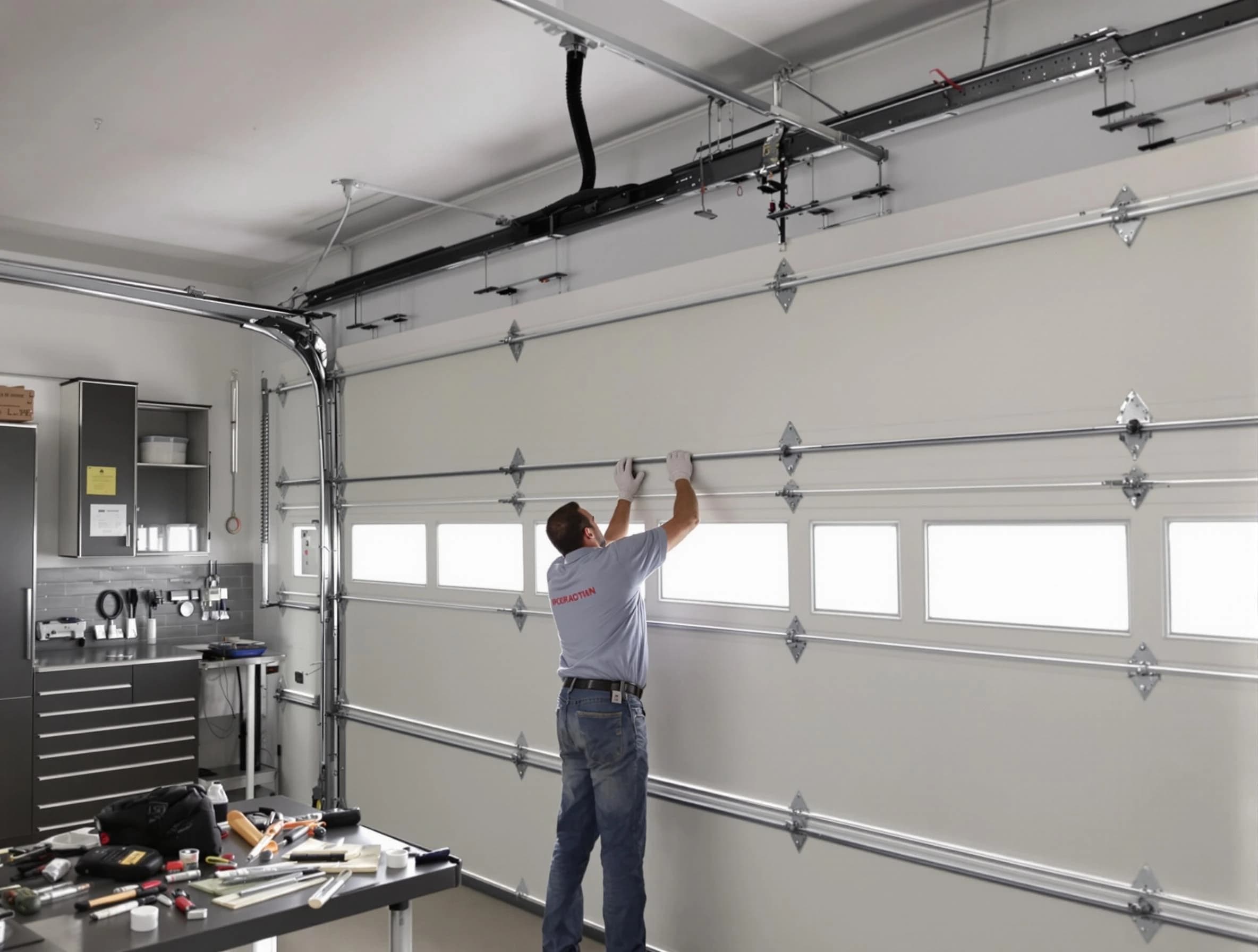 Garage Door Track Repair in Mesa